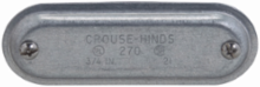 Condulet Form 7 Wedge Nut Cover, Sheet Steel, 3/4 Inch, 4.25 Inch Height
