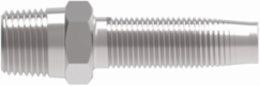 Quick Seal Hydraulic Connector, 1.94 Inch Length, .25 Inch Hose ID, Brass
