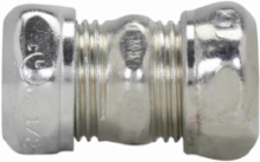 EMT Compression Coupling, 1/2 Inch, Zinc Plated Steel, Compression Type