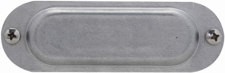 Condulet Form 8 Cover, Sheet Steel, 2-1/2 Inch or 3 Inch, 1.14 lb