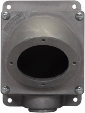 Back Box & Adapter Assembly 400A, 3 Inch, Cast Aluminum