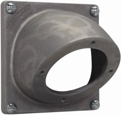 Angle Adapter 400A Cast Aluminum 6.94 Inch Depth, 11.5 Inch Height, 11.5 Inch Width