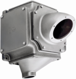 Back Box & Angle Adapter Assembly, 400A, Cast Aluminum, 5 Inch, 3 Blank Plates