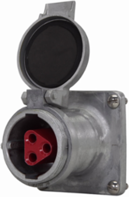Arktite AR Receptacle 30A 4-Wire 4-Pole Copper-free Aluminum 600 Vac/250 Vdc