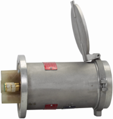 Arktite AR Receptacle 400A, 1.25 Inch Wire Well, Copper-free Aluminum, Spring Door