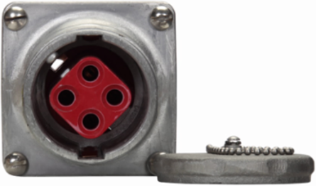 Arktite Receptacle 60A 600 Vac Copper-free Aluminum Threaded Cap 4.25 Inch