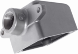 Back Box, 60A, One Hub, Cast Aluminum, 1-1/2 Inch, 5.25 Inch Width