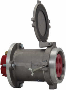 Arktite Receptacle, 200A, 3-Wire, 4-Pole, 600 Vac, Copper-free Aluminum
