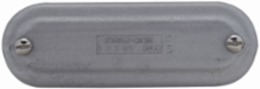Condulet B Mogul Blank Cover, Feraloy Iron Alloy, 1-1/2 Inch or 2 Inch, Neoprene Gasket