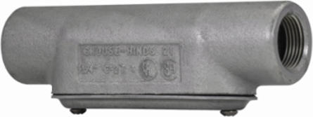 Condulet Form 7 SnapPack Conduit Outlet Body, C Shape, 1 Inch, Feraloy Iron Alloy