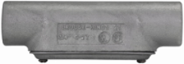 Condulet Form 7 SnapPack Conduit Outlet Body, C Shape, 1 Inch, Feraloy Iron Alloy
