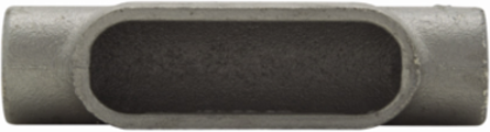 Condulet Form 7 Outlet Body, Feraloy Iron Alloy, C Shape, 1-1/4 Inch