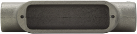 Condulet Form 8 Conduit Outlet Body 2-1/2 Inch Feraloy Iron Alloy, C Shape