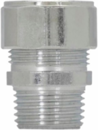 Eaton Crouse-Hinds series CG color-coded cord grip, Cable range min/max: 1.05-1.15", Orange, Straight, Steel, 1-1/4"