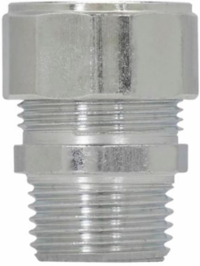 Eaton Crouse-Hinds series CG color-coded cord grip, Cable range min/max: 0.15-0.25", Red, Straight, Steel, 1/2"
