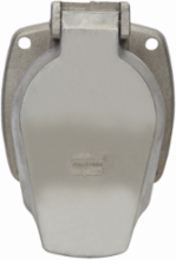 20A Arktite CPS Receptacle Assembly, 3/4 Inch, Brass Contacts, 1 HP, Delayed Action Circuit Breaking