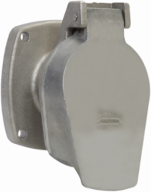 Arktite Receptacle Body, 20A, 1 HP, 3/4 Inch, Delayed Action Circuit Breaking