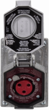 Arktite Receptacle, 7A/30A Amperage, 125-250 Vac/480 Vac Voltage, Brass Contacts