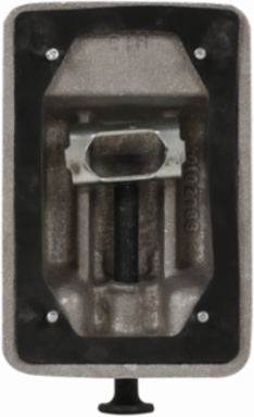 Raintight Snap Switch Cover, Cast Aluminum, Single-Gang, 6.13 Inch Height, Gasket