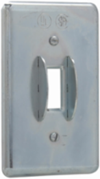 Snap/Toggle Switch Cover, Feraloy Iron Alloy, 4.53 Inch Height, Surface Mount, Gasket