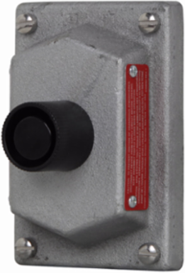 Pushbutton Cover Sub-Assembly, 1 Button, 10A, 600 Vac, Black, 5.1 Inch Depth