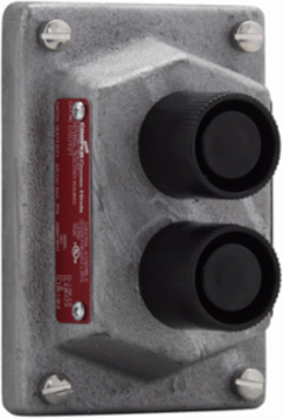 Pushbutton Cover 10A 600 Vac 2 Buttons Copper-free Aluminum