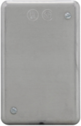 Sheet Steel Single-Gang Flush Mount Blank Cover, 3.51 Inch x 5.1 Inch