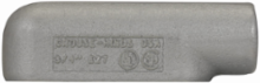Condulet Form 7 Outlet Body, Feraloy Iron Alloy, E Shape, 1/2 Inch, 4.56 Inch Length