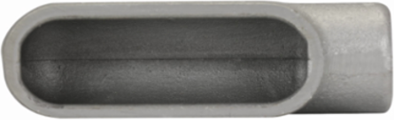 Condulet Form 7 Conduit Outlet Body, Feraloy Iron Alloy, E Shape, 1 Inch
