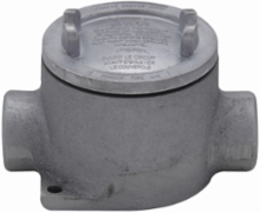 Condulet Outlet Box, 3" Cover Opening, Copper-free Aluminum, NEMA 3