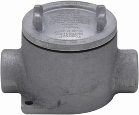 Condulet Outlet Box with Cover, 3 Inch Diameter, Feraloy Iron Alloy, 3/4 Inch Trade Size