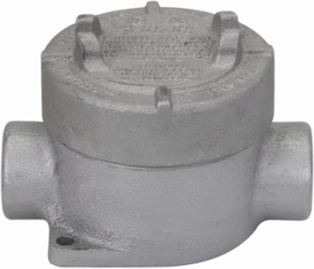 Conduit Outlet Box, 3-3/16 Inch Cover Diameter, Feraloy Iron, Class I, 1 Inch