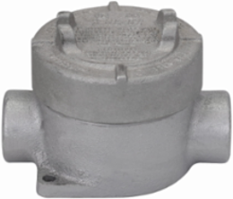 Conduit Outlet Box, 3-3/16 Inch Cover Diameter, Feraloy Iron, Class I, 1 Inch