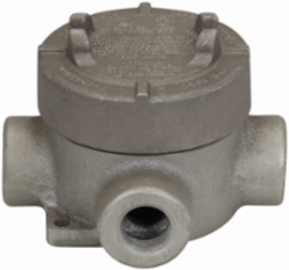 Condulet Outlet Box with Cover, 3-3/16 Inch Opening, Copper-free Aluminum, 1/2 Inch Trade Size