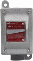 Snap Switch Control Station 20A, 120-277V, Copper-free Aluminum, Single-gang, 3/4" Hub