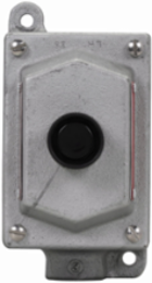 Pushbutton Control Station, 1 Single-gang Device, Copper-free Aluminum, 600 Vac