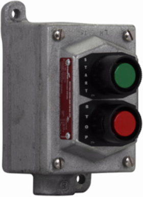 Pushbutton Control Station, 3/4 Inch, Copper-free Aluminum, 2 Pushbuttons, NEMA 3