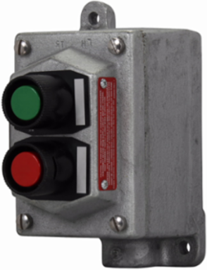 Pushbutton Control Station, 3/4 Inch, Copper-free Aluminum, 2 Pushbuttons, NEMA 3