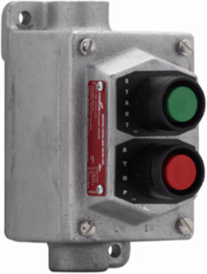 Pushbutton Control Station, 2 Pushbuttons, Copper-free Aluminum, 3/4 Inch