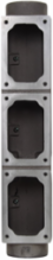 Modular Control Device Body, 5 Inch Width, 6.7 Inch Depth, 18.7 Inch Height, Copper-free Aluminum