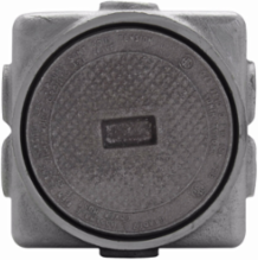 Junction Box, 3/4 Inch Back Hubs, Depth 4-3/16 Inch, Feraloy Iron Alloy