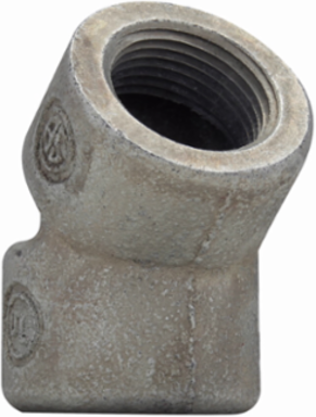 3/4 Inch Female 45° Elbow, Feraloy Iron Alloy, NEC Class I Division 1