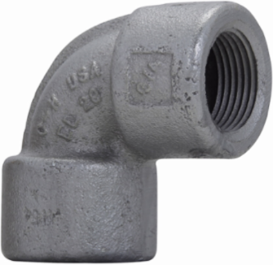 90° Elbow Fitting, Female, Copper-free Aluminum, 1 Inch