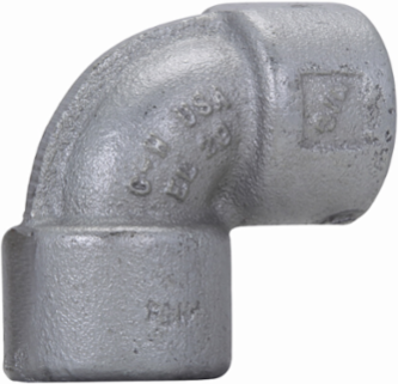 90° Elbow Fitting, Female, Copper-free Aluminum, 1 Inch