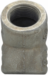 1-1/4 Inch Female 45° Elbow, Hazardous Material Feraloy Iron Alloy, 1.13 LB