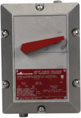 Manual Line Starter Enclosure, Copper-free Aluminum, 6.88 Inch Depth, 7.03 Inch Width, NEMA 3