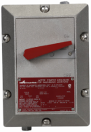 Manual Line Starter Enclosure, Copper-free Aluminum, 6.88 Inch Depth, 7.03 Inch Width, NEMA 3