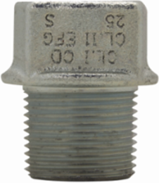 Sealing Hub, 1 Inch Female Hub, 1-1/2 Inch Male Hub, Feraloy Iron Alloy