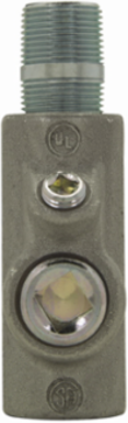 Eaton Crouse-Hinds series EYS conduit sealing fitting, Male and female, Feraloy iron alloy and/or ductile iron, Vertical or horizontal, Group B rated, 1/2"