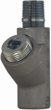 Conduit Sealing Fitting, Male and Female, Copper-free Aluminum, 1/2 Inch, Vertical Only